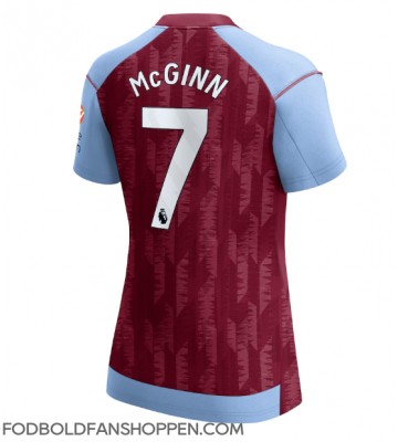 Aston Villa John McGinn #7 Hjemmebanetrøje Dame 2023-24 Kortærmet